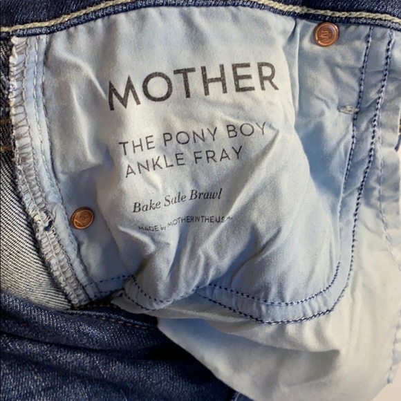 Mother The pony boy ankle Fray crop jeans - Picture 6 of 9